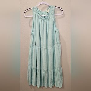 LOFT Mini Swing Dress. Size XL. Turquoise.